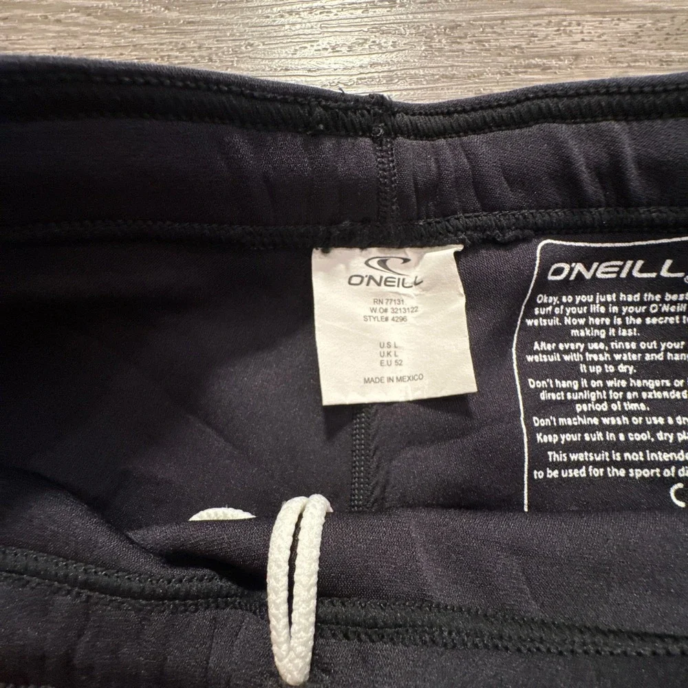 ONeill Wetsuit Shorts Mens Large Black Neoprene 1.5mm Surf Paddle 4296 Hammer